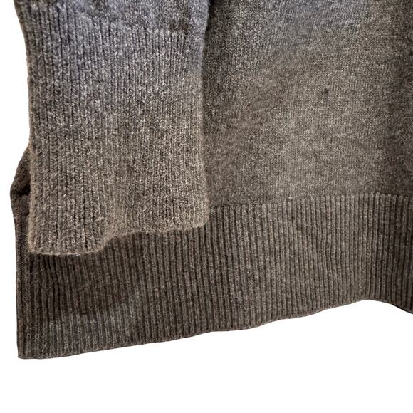 LANDS END Wool Blend Sweater Size 2X Grey Minimal Fall Winter Capsule Basic - Picture 5 of 8